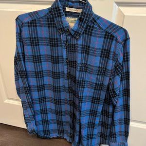 Blue LL Bean Flannel
